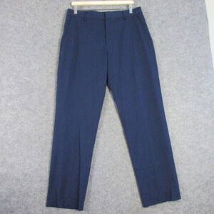 Club Monaco Men's Dress Pants Straight Leg Ankle Trouser Size 34 x 32 Navy 560